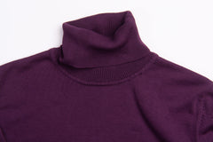 Purple dressing high neck