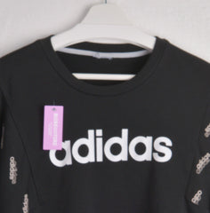 Vintage Adidas Elastic Waistband & Cuffs Sweat