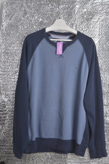 TOMMY Hilfiger Two-Tone Blue Sweatshirt