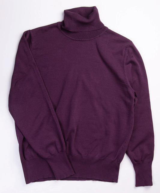 Purple dressing high neck