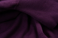 Purple dressing high neck