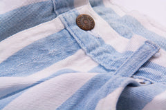 Light blue stripped vintage shorts