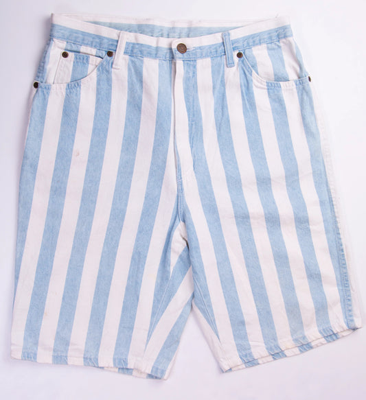 Light blue stripped vintage shorts