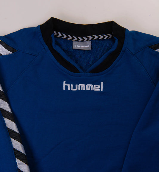 Retro Hummel Sweatshirt with Chevron Sleeve Detail