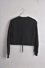 Lotto Cropped Sweatshirt w. Diamante Logo Detail