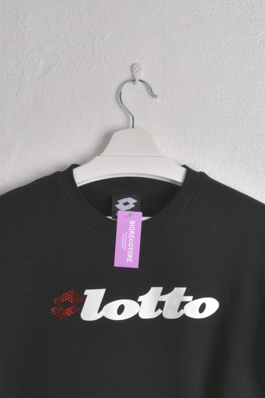 Lotto Cropped Sweatshirt w. Diamante Logo Detail