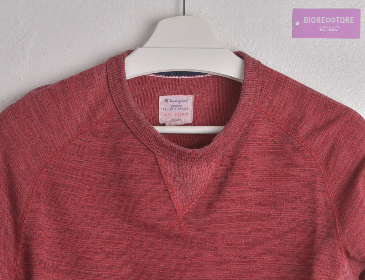 Champion Crewneck Red Fade Sweater (2)