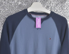 T.Hilfiger Two-Tone Blue Sweatshirt