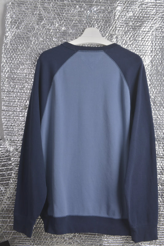 TOMMY Hilfiger Two-Tone Blue Sweatshirt